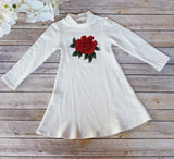 Ivory rose dress