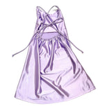 Dania open back dress (Purple)