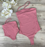 One strap Pink bodysuit (Women)