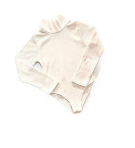 Aly long sleeve bodysuit (White)