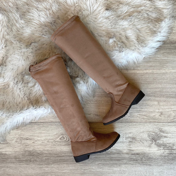 Over the knee boots(Kids Taupe)