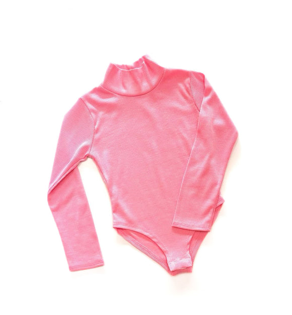 Aly long sleeve bodysuit (Pink)