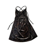 Dania open back dress (Black)