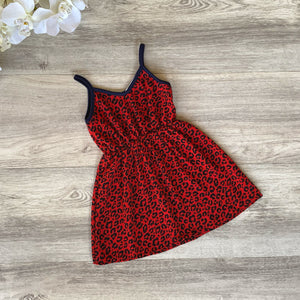 Leopard Dress (red)