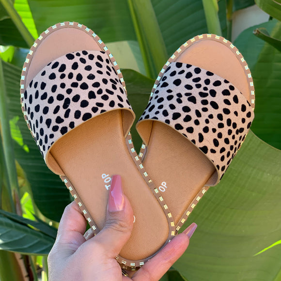 Solecito Sandals (Cheetah)