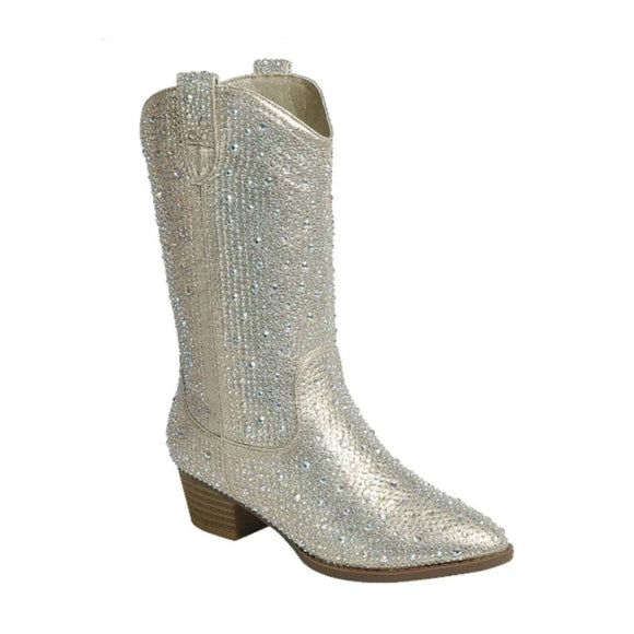 Western Glam Boot (Champagne)