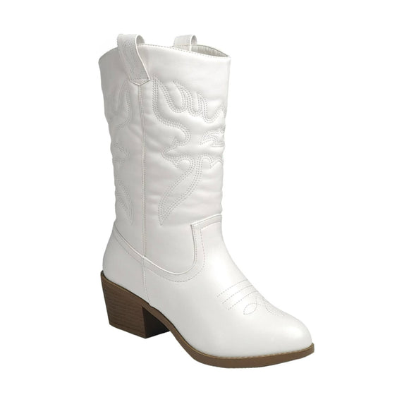 Western Boot (White)