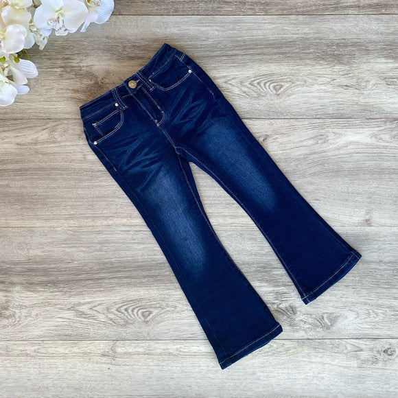 Flare leg Jeans (Dark blue)