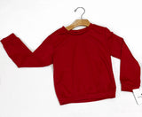 Red Crewneck Sweatshirt (Kids)