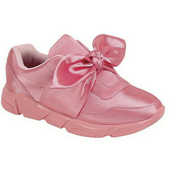 Bow sneakers (mauve)