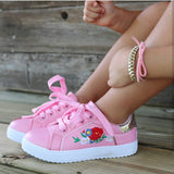 Embroidered sneakers (Pink)