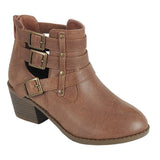 Ankle booties (Tan)